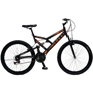 Bicicleta Aro 26 Colli GPS 36R 21 Marchas V-Brake - Preto Fosco