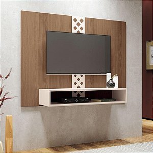 PAINEL HB MOVEIS SUSP FORM 1.2-CASTANHO/OFF WHITE