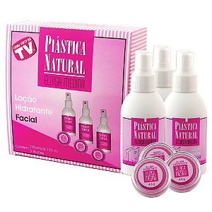 Plástica Natural Eloisa Medina Rejuvenescedor Facial 120ml kit c/3 unidades