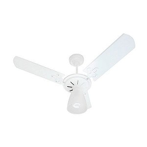 Ventilador de Teto Branco c/ 3 Pás Transparentes Arlux 127v
