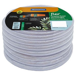 Mangueira Flex Tramontina Transparente PVC 3 Camadas 10m
