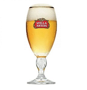 Taça Cálice Cerveja Stella Artois 250ml Vidro Transparente