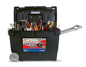 Caixa Organizadora de Ferramentas C/ Rodas e Travas CarBox