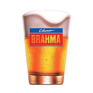 Copo Chopp Brahma Caldereta Cerveja 350ml Vidro Transparente