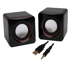 Caixa Som Para PC Mini Digital Speaker P2/ USB 2.0 HA-101C