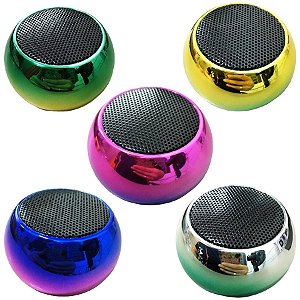 Mini Caixa De Som Speaker Bluetooth Metal S/ Fio D-M3 Grasep