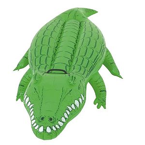 Boia Crocodilo Infantil Para Piscina 1,68x89cm Bel Lazer