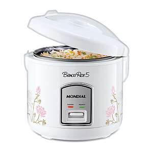 Panela De Arroz Eletrica Rice 5 Xicaras Branco Mondial