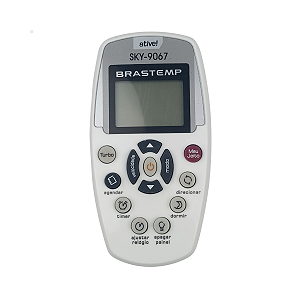 Controle Compatível Ar Condicionado Brastemp Consul SKY-9067