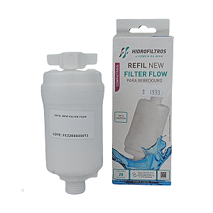 Refil New Filter Flow Hidrofiltros Para Bebedouros