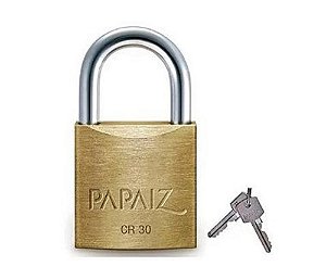 CADEADO 30MM LATAO PAPAIZ COM CHAVE