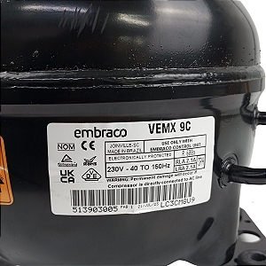 Compressor Original Refrigerador Brastemp BRM55 1/5 Bivolt