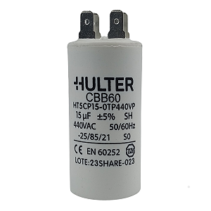 Capacitor Hulter 15Uf 440V