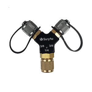 Adaptador Multiportas Suryha 3/8 X 3/8 X 1/4