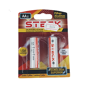 Pilha Steck AA 1,5V