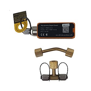 Vacuômetro Digital Smart Suryha Com Adaptadores 1/4
