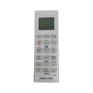 Controle Compatível Ar Condicionado LG MAXX-7433
