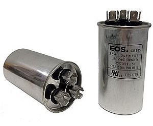 Capacitor 35+1.5 Uf 380V Copo Aluminio