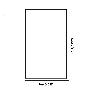 Gaxeta 44,3 X 138,7 Aba Rígida Refrigerador Consul Slim
