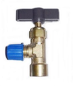 Valvula Perfuradora Rosca Maior Com Manopla R134 R410