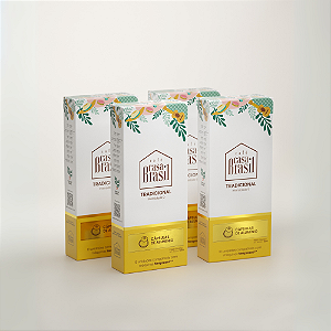 Kit de 4 Caixas com 10 Cápsulas de Café Espresso Tradicional
