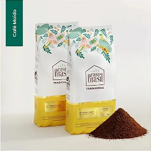 Kit com 2 Cafés Tradicionais Moídos 250g