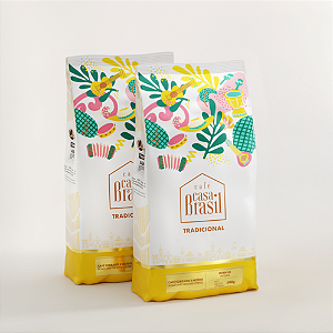 Kit com 2 Cafés Tradicionais Moídos 500g