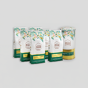 Kit com 6 Cafés Gourmet Moído 250g + 1 Lata Edição Especial de Café Gourmet Moído 250g