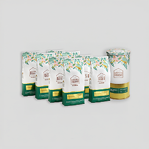 Kit com 8 Cafés Gourmet Moído 250g + 1 Lata Edição Especial de Café Gourmet Moído 250g