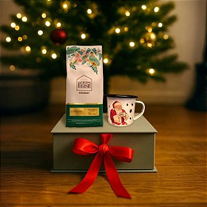 Kit Especial de Natal com 1 Café Gourmet Moído 250g + Caneca Temática