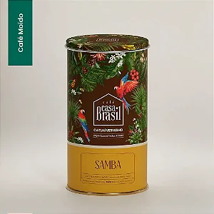 Café Casa Brasil Edição Especial Samba - Catuaí Vermelho 100% Arábica, Torrado e Moído 250g
