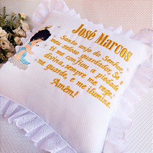 Almofada batizado 30x30