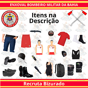 Kit Enxoval Bombeiro Militar da Bahia