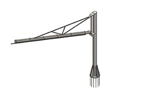 BRAÇO OSCILANTE PARA 2000KG