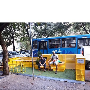 PARKLET MR.HOPPY PRAÇA TIRADENTES BH