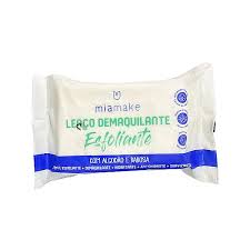Lenço Demaquilante Esfoliante Mia Make 5x1 25unid