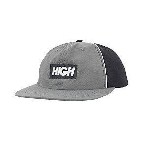 Bone HIGH 6 Panel Logo Black - Hipnoise Streetwear