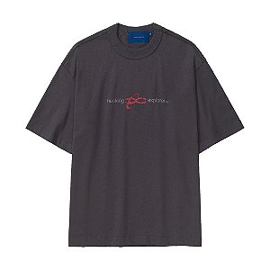 Camiseta Quadro Creations Hacking Activities Boxy Dark Grey
