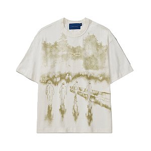 Camiseta Quadro Creations QC Paint Boxy Off White