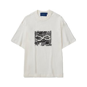 Camiseta Quadro Creations QC Notes Boxy Off White