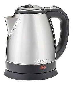 Chaleira Elétrica Inox 220V 1500W AGRATTO CE-02