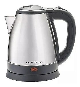Chaleira Elétrica Inox 220V 1500W AGRATTO CE-02