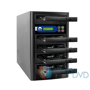 Duplicadora de DVD e CD com 5 Gravadores  Liteon Premium Dual Layer