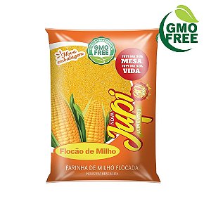 Flocão de Milho Não Transgênico 500g - Jupi Alimentos