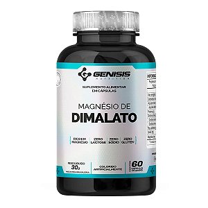 Magnésio Dimalato 60 Cápsulas - Genisis Nutrition
