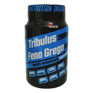 Tribulus com Feno Grego 120 Cápsulas - Insanity Nutrition