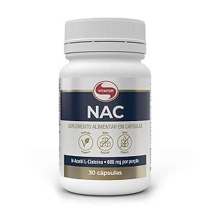 NAC N-Acetil L-Cisteína 600mg 60 Cápsulas - Vitafor