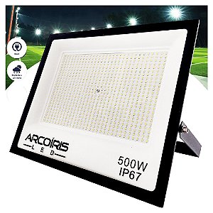 Refletor Led 500w Smd Branco Frio Ip67 Prova D'água - 82409