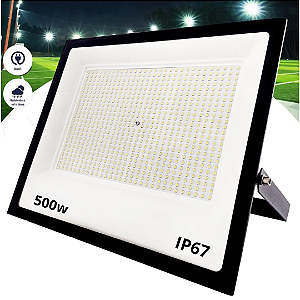 Refletor Led 500w Smd Branco Frio Ip67 Prova D'água - 82409