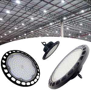 Kit 10 Luminária Industrial 200w Led High Bay Galpão